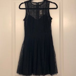 Beautiful black lace dress.